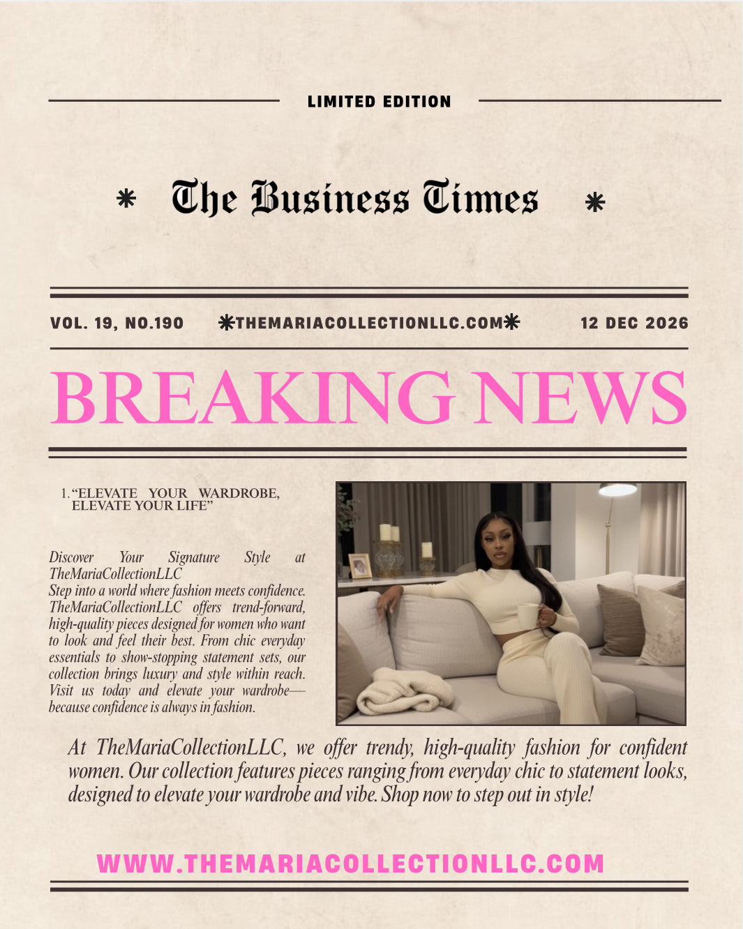 Step Into Style with TheMariaCollectionLLC