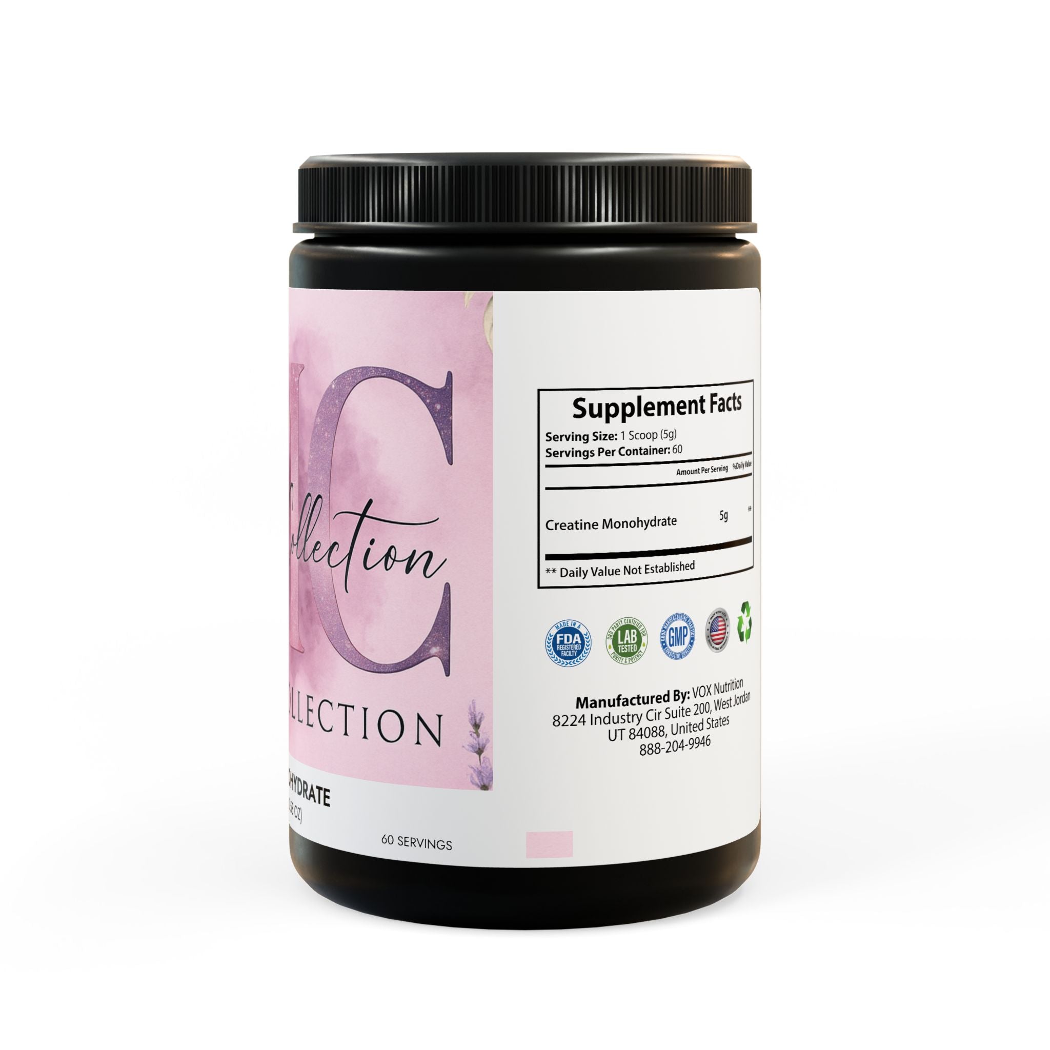 Creatine Monohydrate Supplement (300g, 10.58oz)
