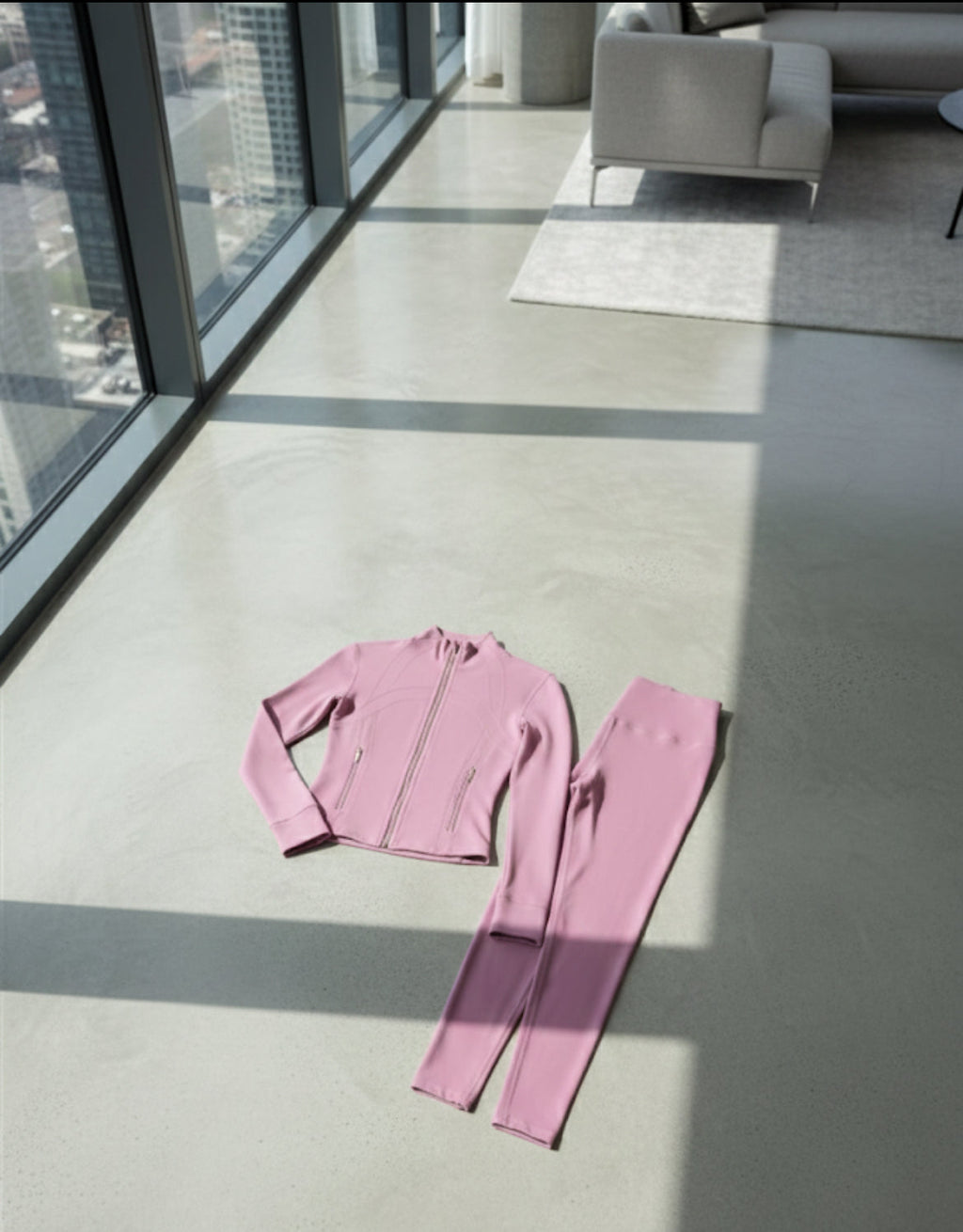 TMC yoga crop top mini & pants set