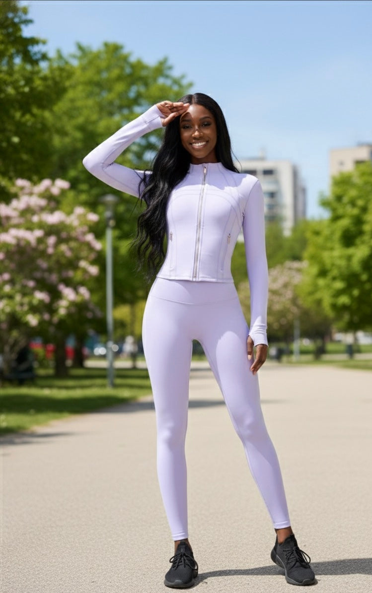 TMC yoga crop top mini & pants set