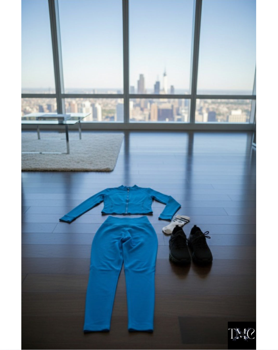 TMC yoga crop top mini & pants set