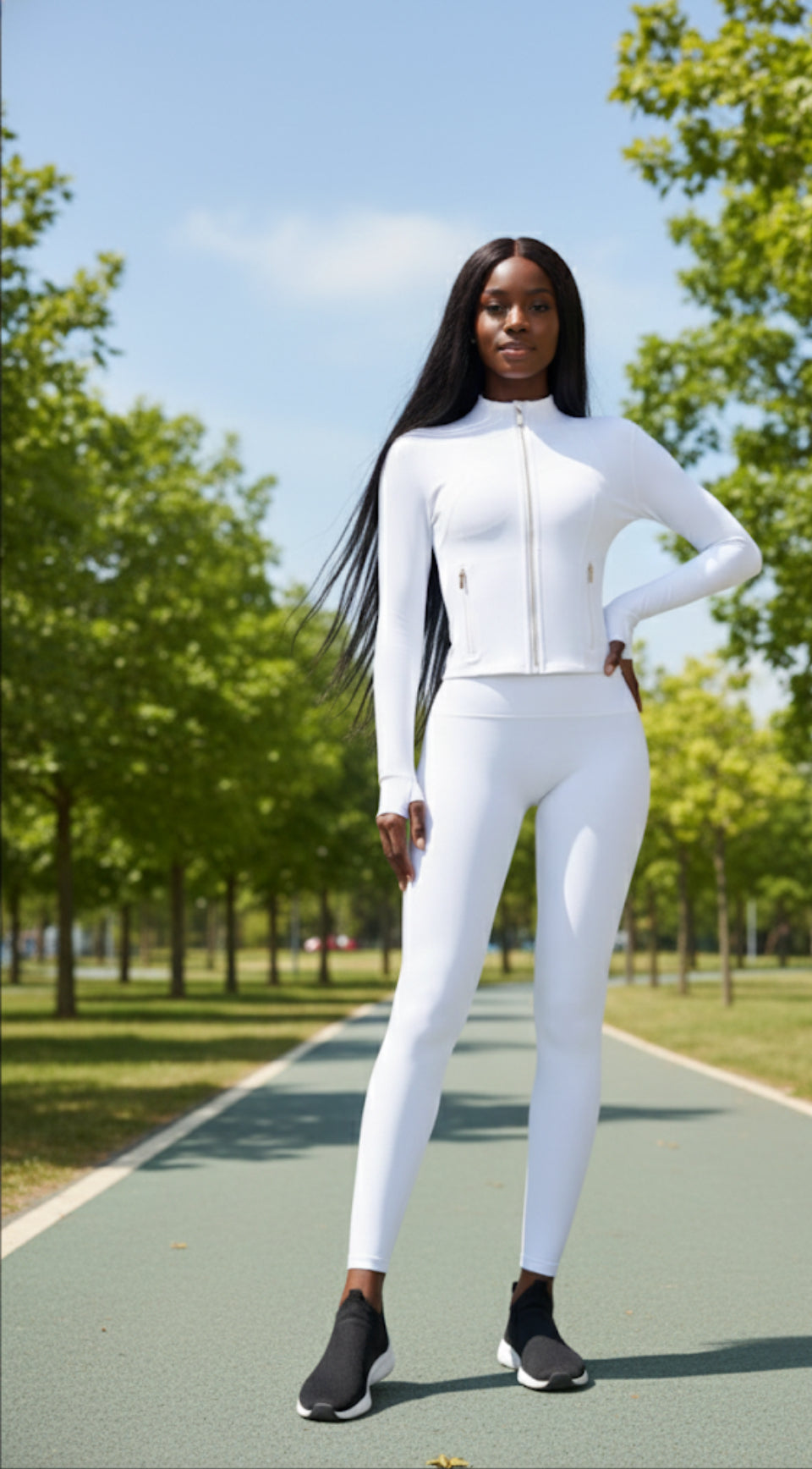 TMC yoga crop top mini & pants set