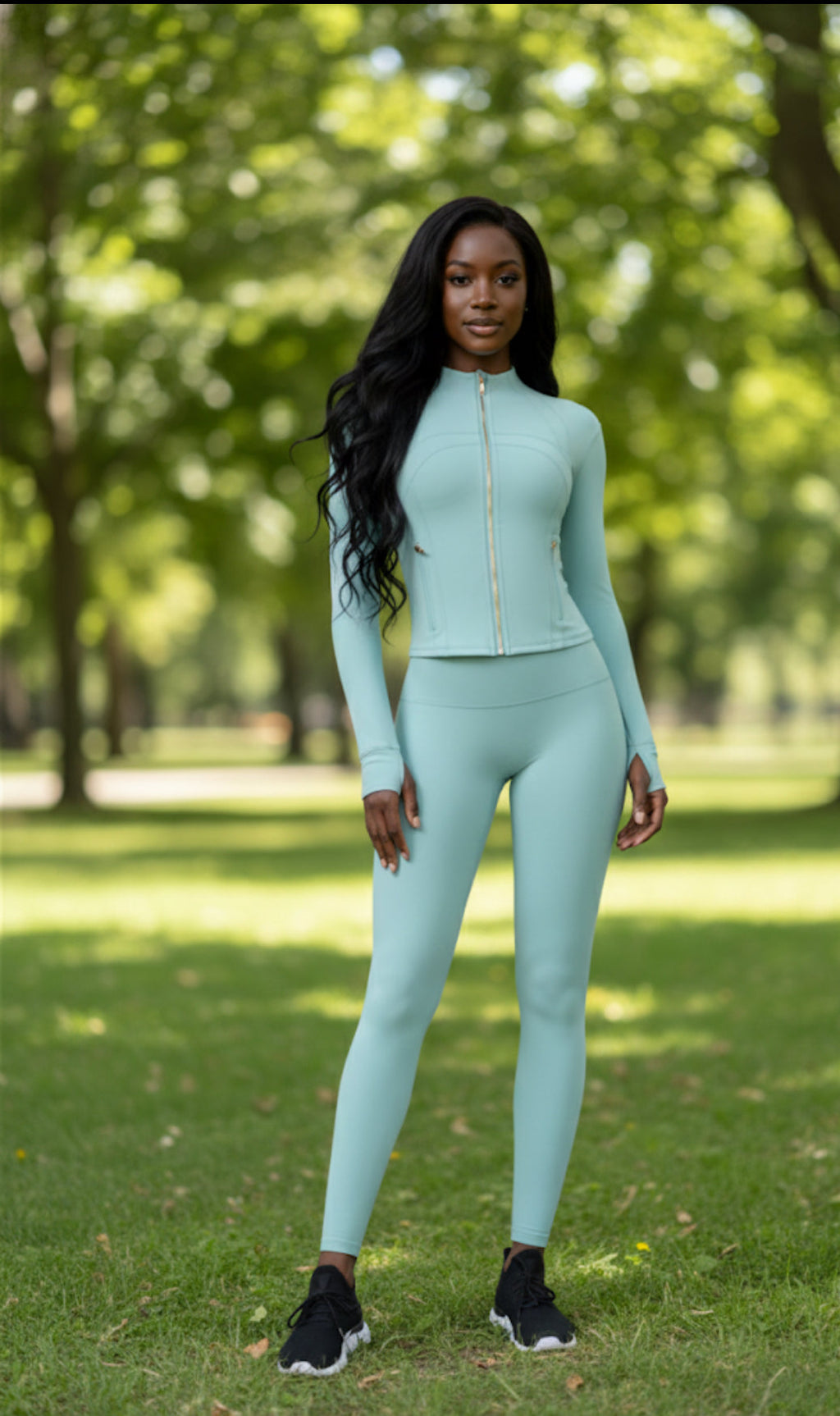 TMC yoga crop top mini & pants set