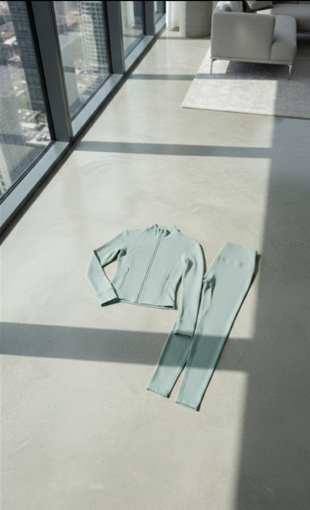 TMC yoga crop top mini & pants set