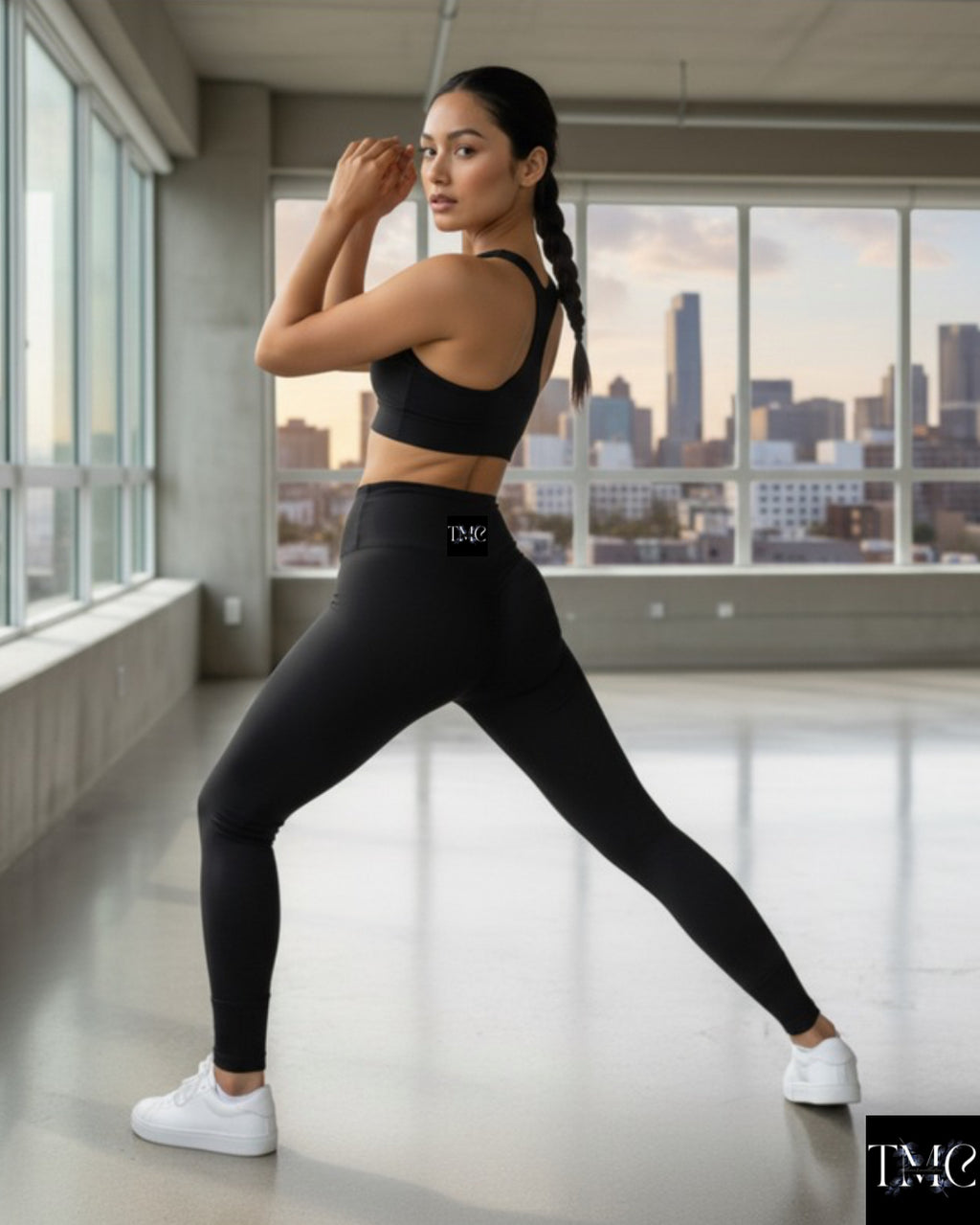 Yoga pants and bra set