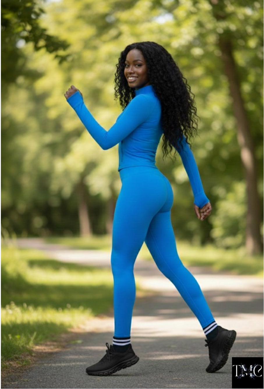 TMC yoga crop top mini & pants set