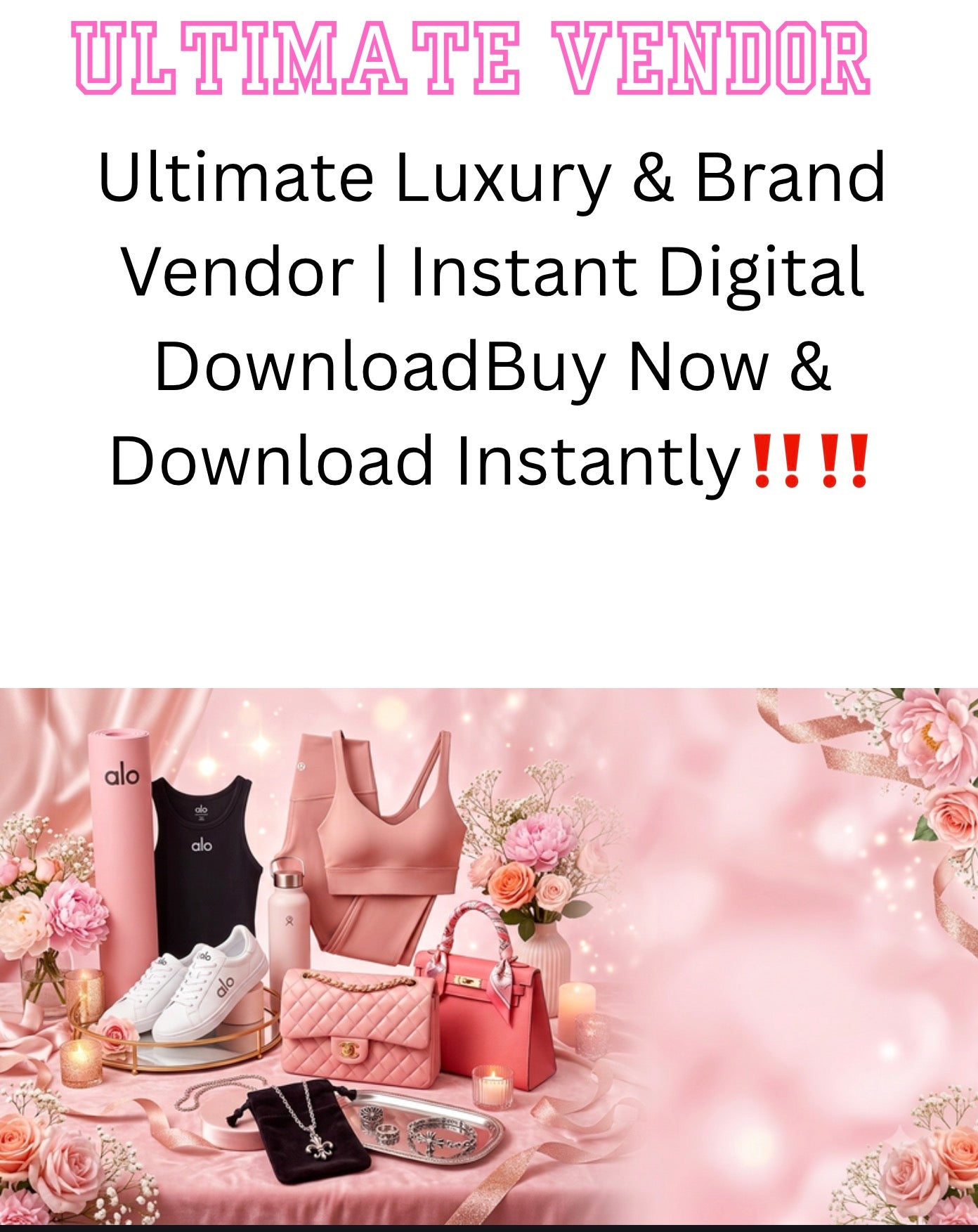 Ultimate Vendor Contact | Instant Digital Download