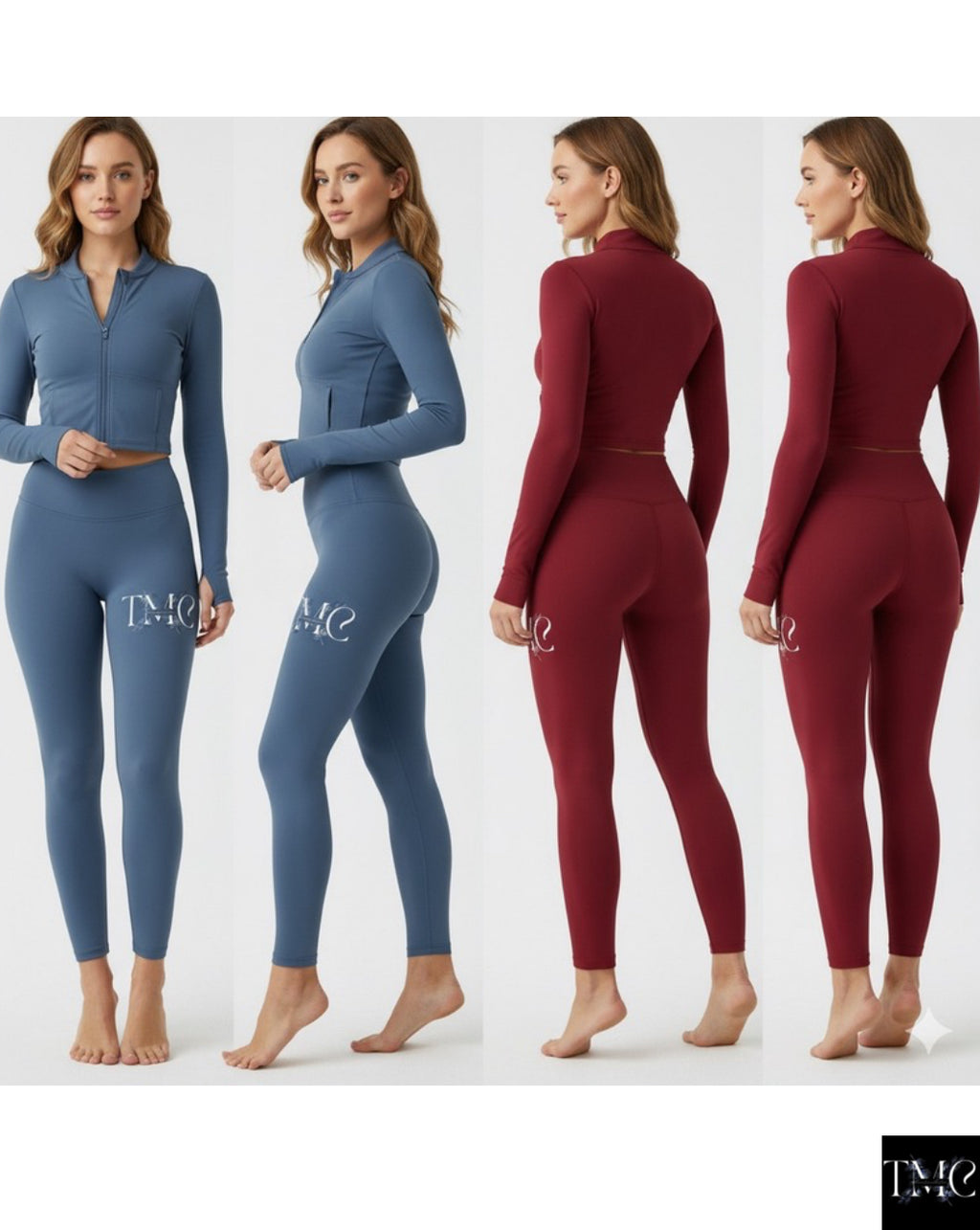 TMC yoga crop top mini & pants set