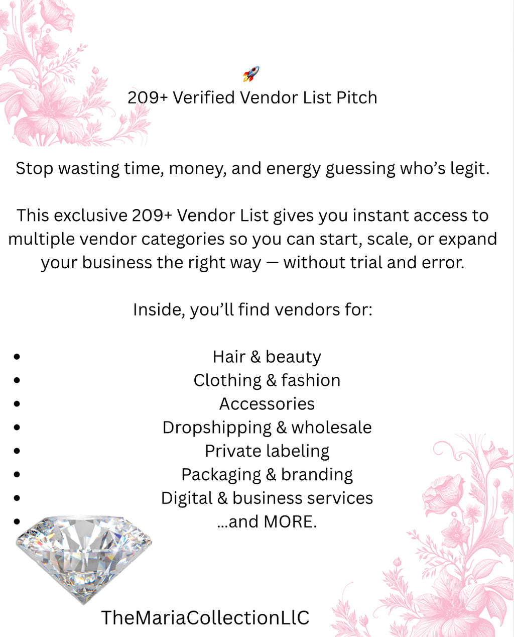 TMC Ultimate Vendors List