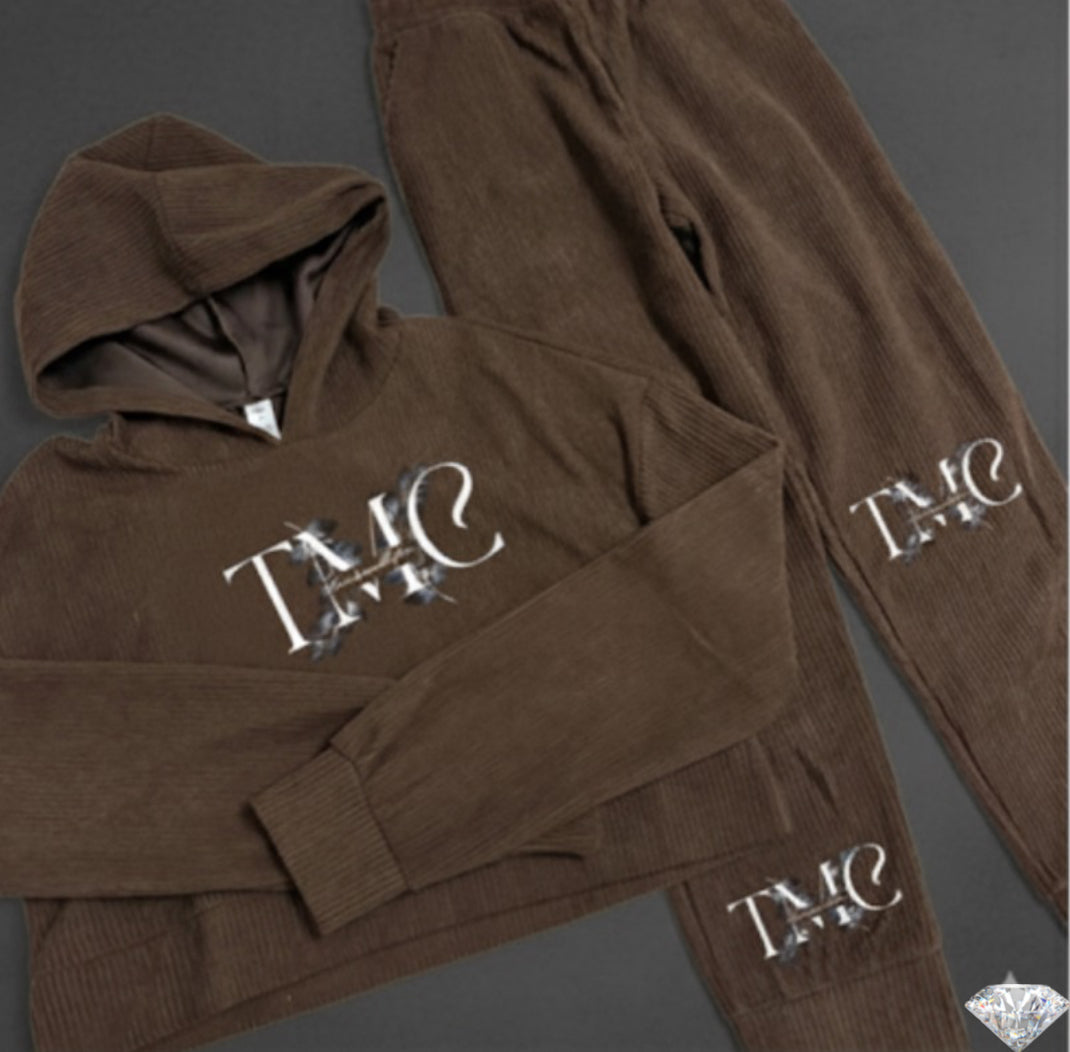 MUSE HOODIE Yoga crop top & pants sets